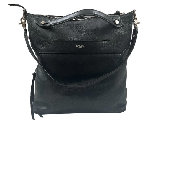 botkier Handbags - Botkier -Vintage Logan Hobo/Shoulder Bag-  Leather- Gun Metal Gray - Y2K - EUC